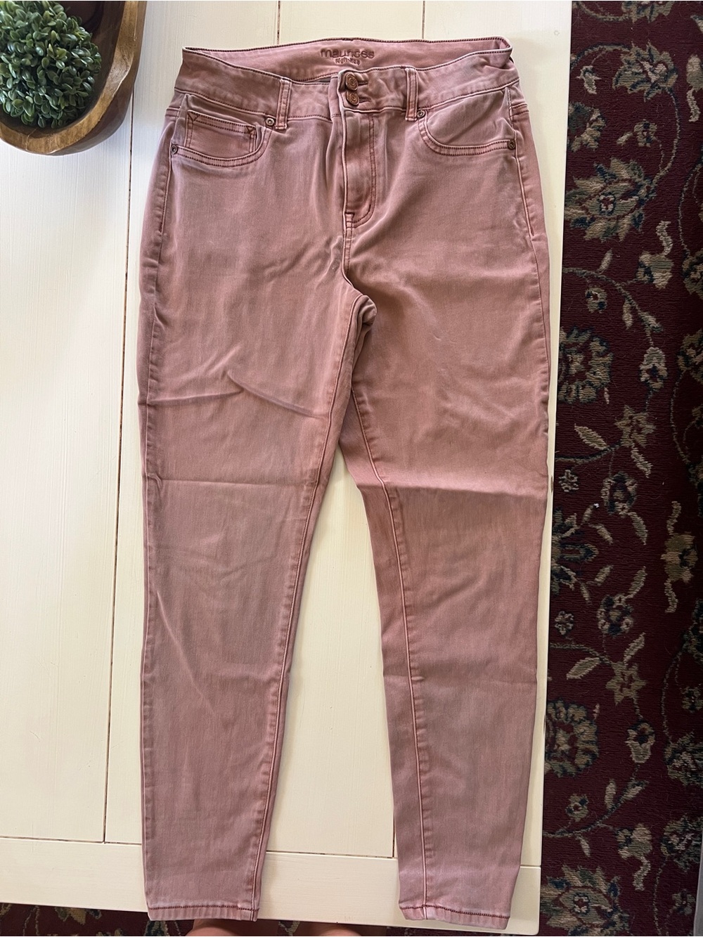 High-Rise Rose Gold Women’s Jeans